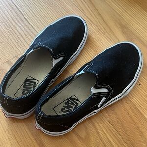 black slip on vans